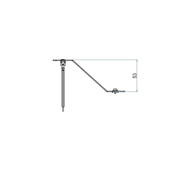 Produktbild UBD 133 135  -  Steckdoseneinsatz für 3 FLF, leer